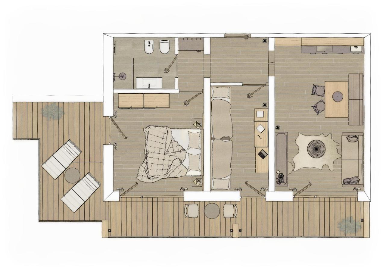 Alpenspitz Appartements - Garni - B&B Racines Exterior foto